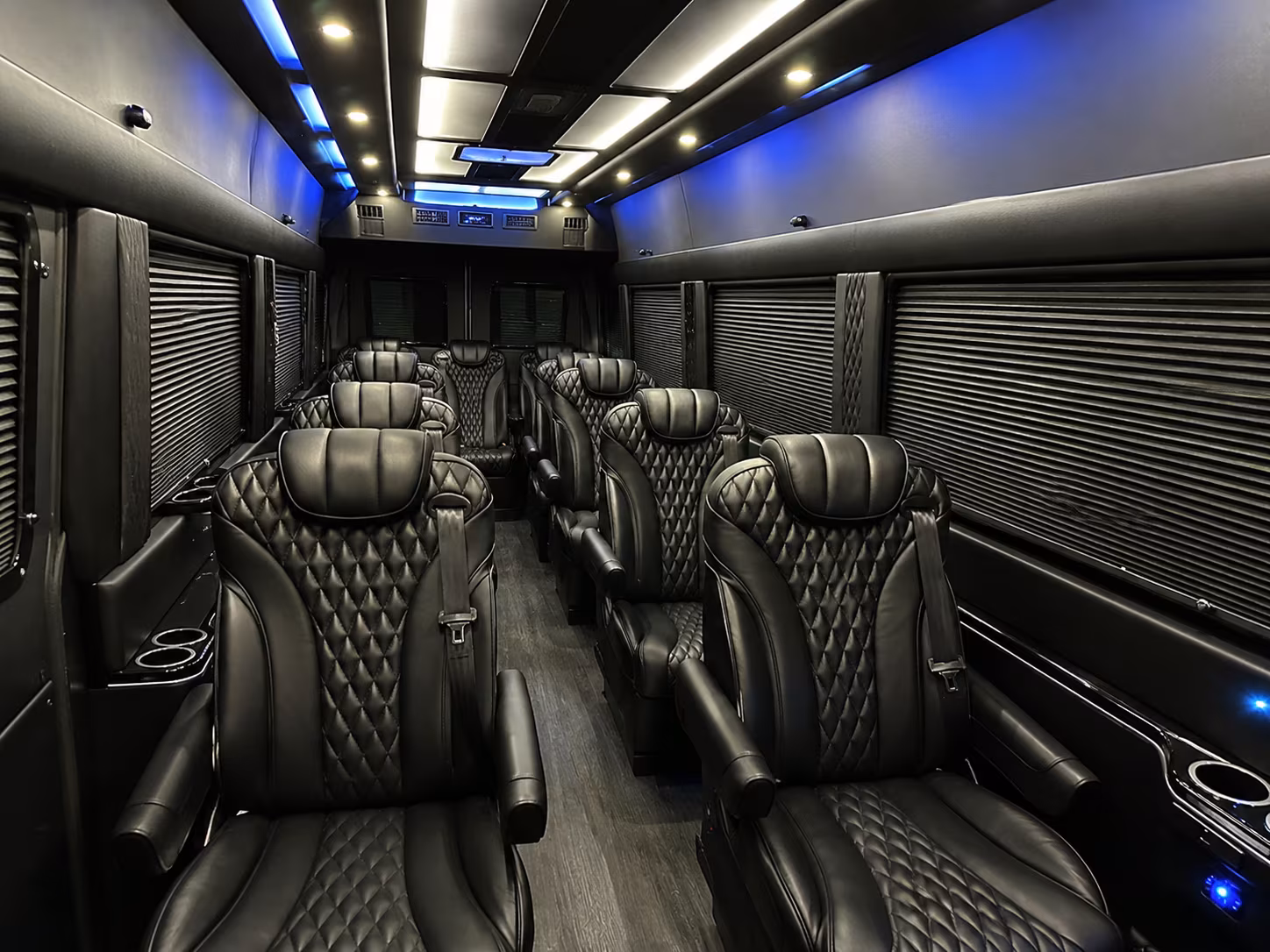 18 passenger sprinter van inside