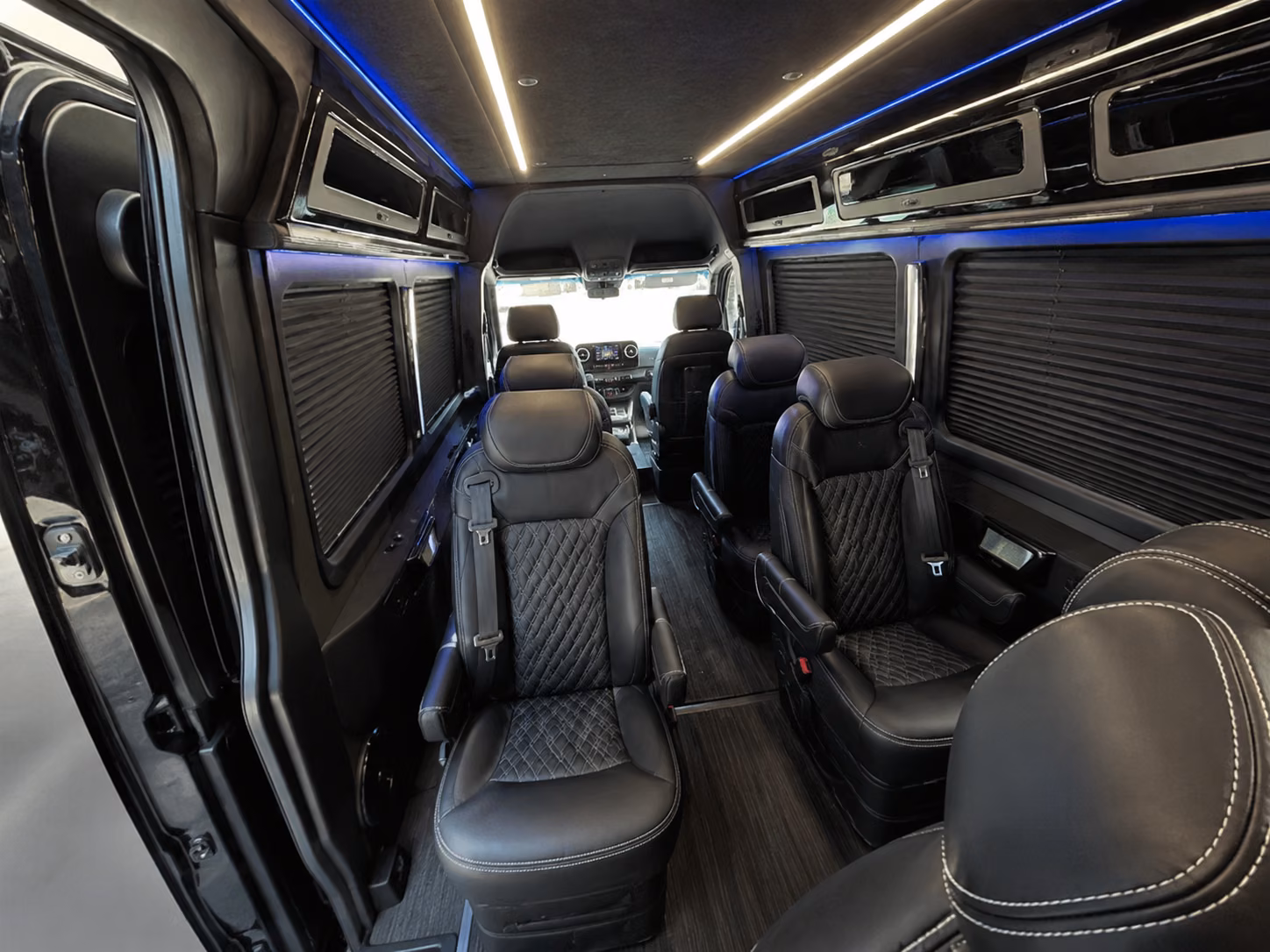 south fulton 15 passenger sprinter van interior