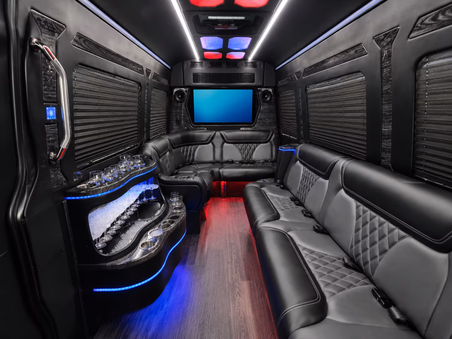 south fulton sprinter limousine interior